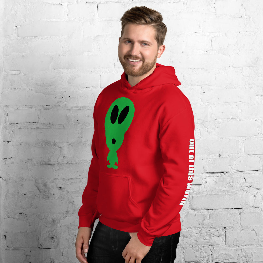 Out of this World Alien Unisex Hoodie by #unicorntrends