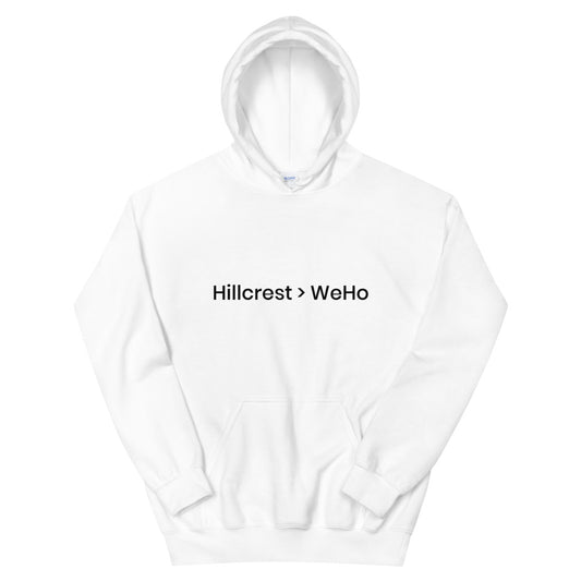 Hillcrest > WeHo Unisex Hoodie by #unicorntrends