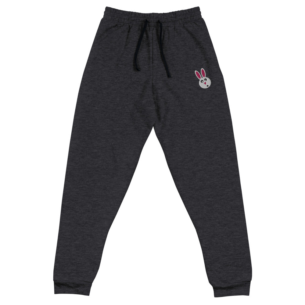 Bunny Embroidered Unisex Joggers by #unicorntrends