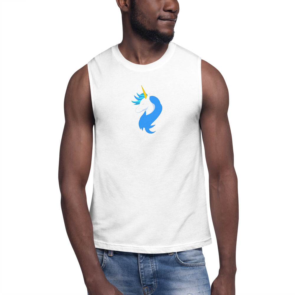 Logo Muscle Shirt by #unicorntrends