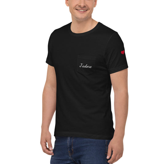 J'adore Unisex Pocket T-Shirt by #unicorntrends