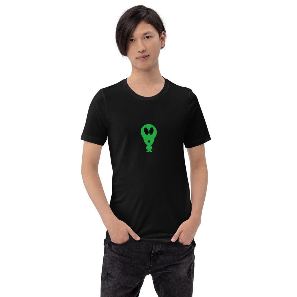 Alien Short-Sleeve Unisex T-Shirt by #unicorntrends