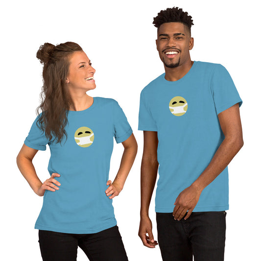 Mask Short-Sleeve Unisex T-Shirt by #unicorntrends