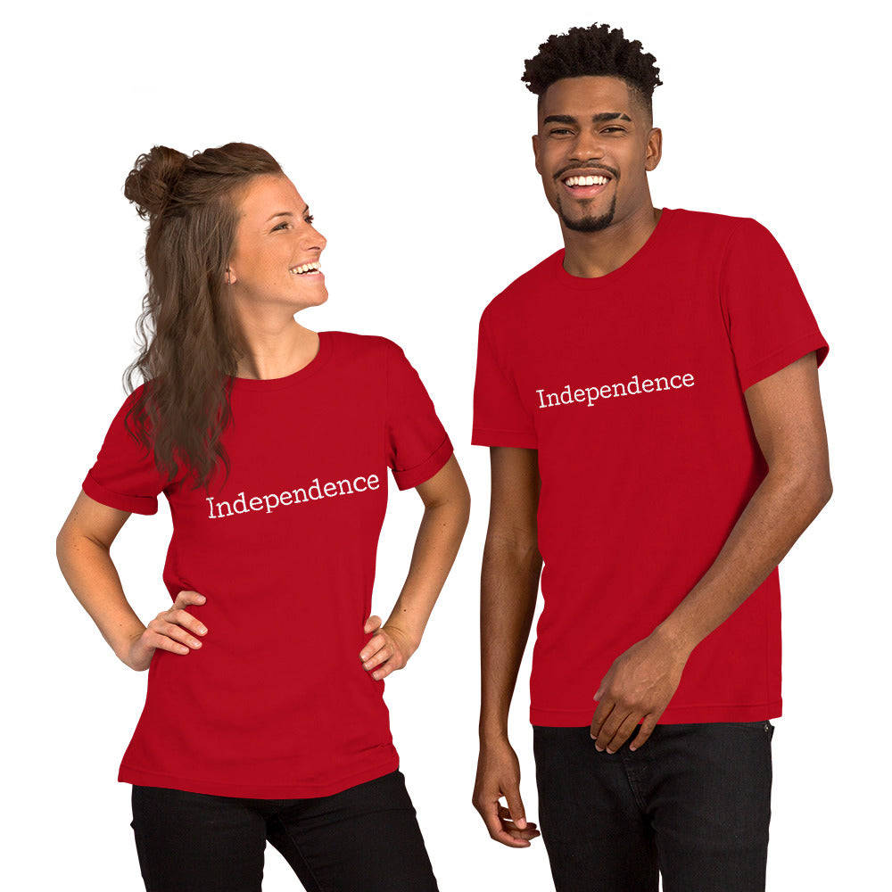 Independence Short-Sleeve Unisex T-Shirt by #unicorntrends