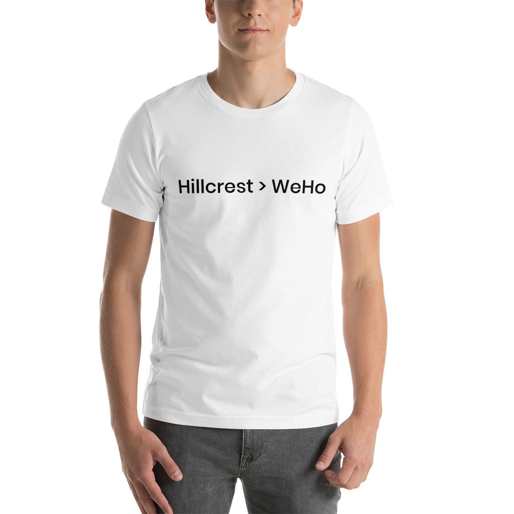 Hillcrest > WeHo Short-Sleeve Unisex T-Shirt by #unicorntrends