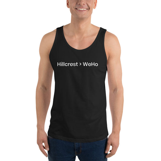 Hillcrest > WeHo Unisex Tank Top by #unicorntrends