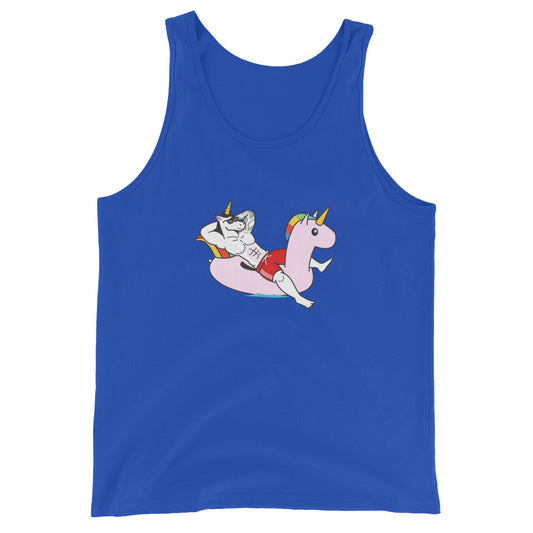 Unisex Pool Day Tank Top by #unicorntrends