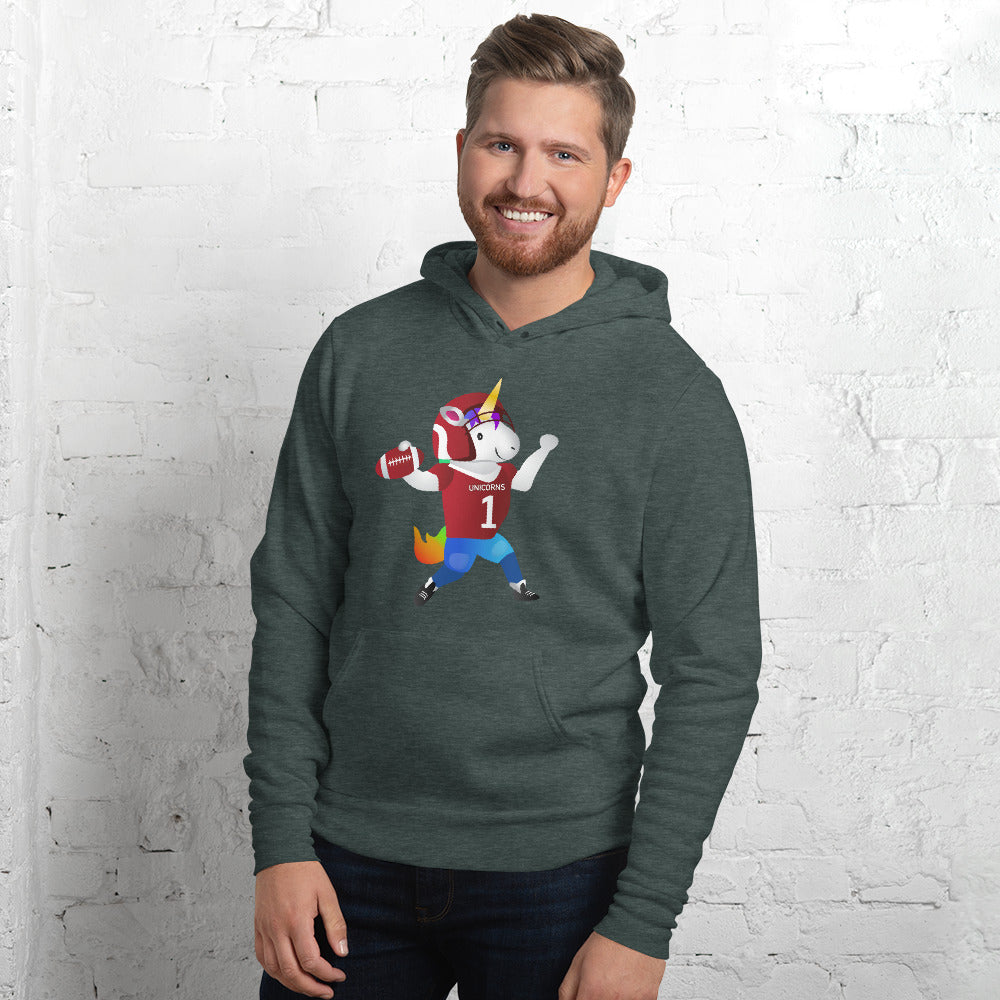 Unicorn Quarter Back Hoodie by Sovereign