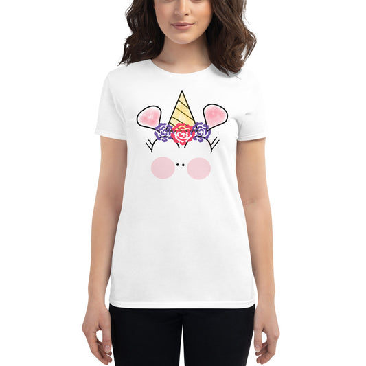Basic Party Time Unicorn Women's Tee by #unicorntrends
