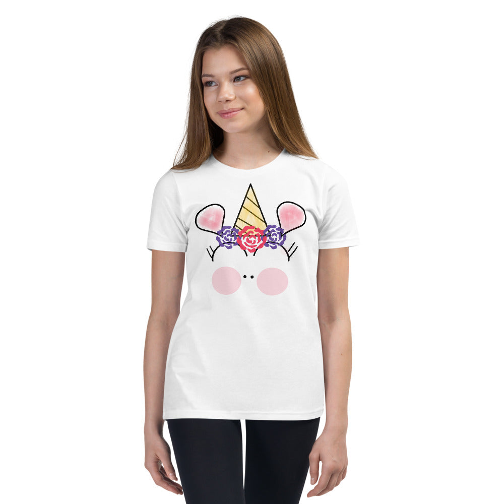 Basic Party Time Unicorn Youth T-Shirt by #unicorntrends