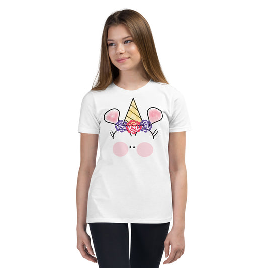 Basic Party Time Unicorn Youth T-Shirt by #unicorntrends