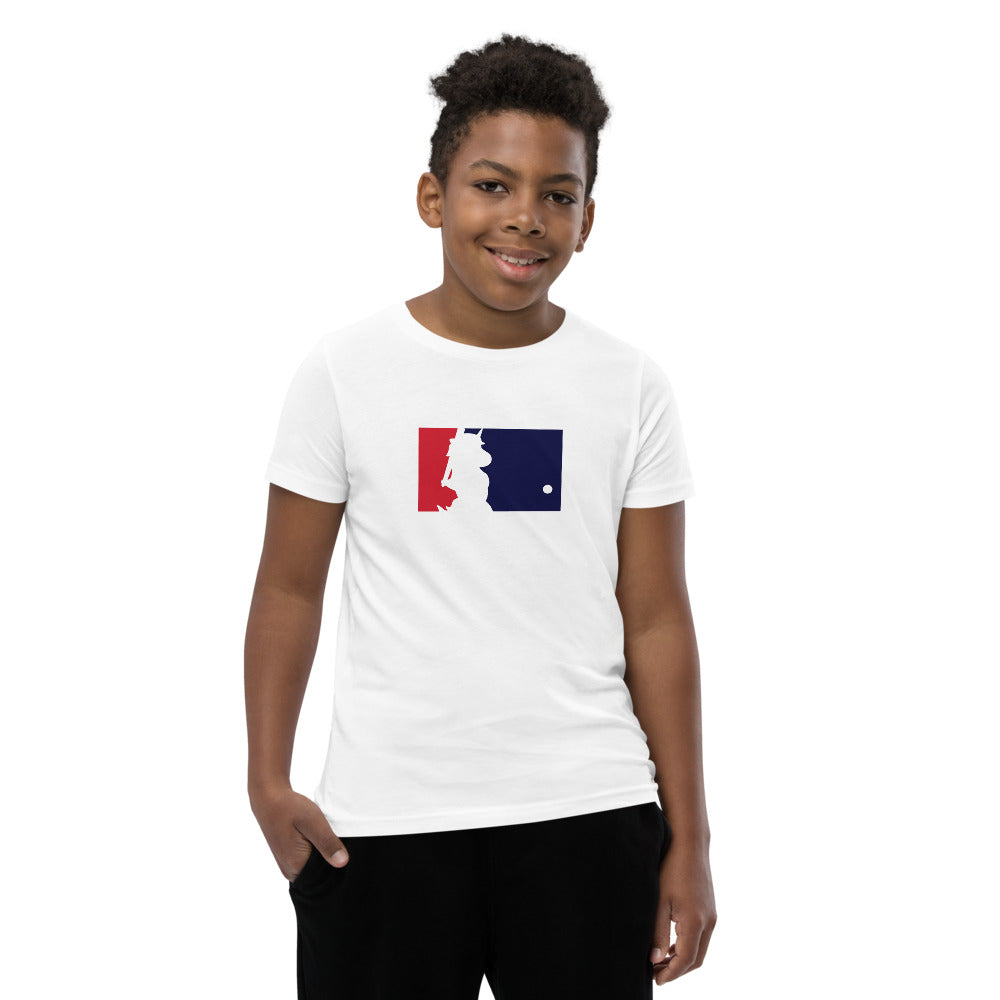 Unicorn Baseball Youth Short Sleeve T-Shirt by Sovereign